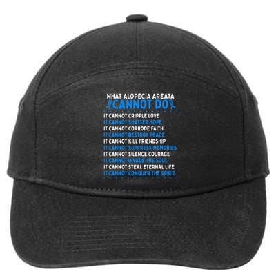 Alopecia Areata Awareness Movement Fighter Warrior Ribbon 7-Panel Snapback Hat