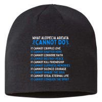 Alopecia Areata Awareness Movement Fighter Warrior Ribbon Sustainable Beanie