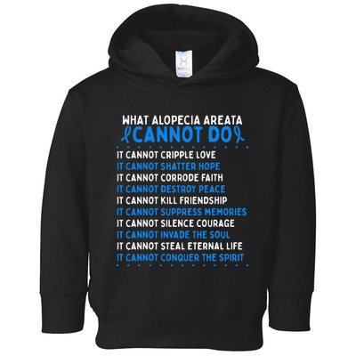 Alopecia Areata Awareness Movement Fighter Warrior Ribbon Toddler Hoodie