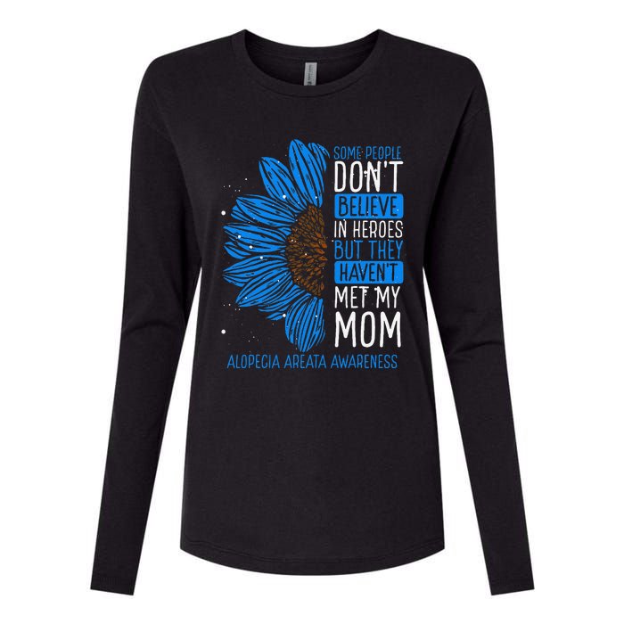 Alopecia Areata Awareness Ribbon Mom Warrior Mother´S Day Womens Cotton Relaxed Long Sleeve T-Shirt