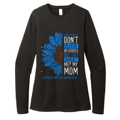 Alopecia Areata Awareness Ribbon Mom Warrior Mother´S Day Womens CVC Long Sleeve Shirt