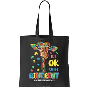 Autism Awareness Acceptance Wo Its Ok To Be Different Tote Bag