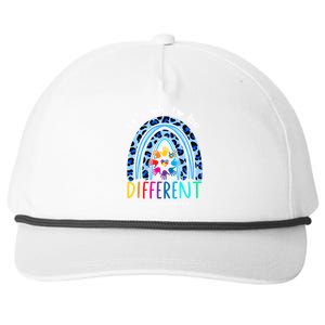 Autism Awareness Acceptance Its Ok To Be Different Funny Gift Snapback Five-Panel Rope Hat