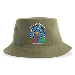 Autism Awareness Acceptance Its Ok To Be Different Funny Gift Sustainable Bucket Hat