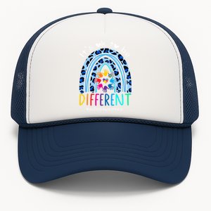 Autism Awareness Acceptance Its Ok To Be Different Funny Gift Trucker Hat