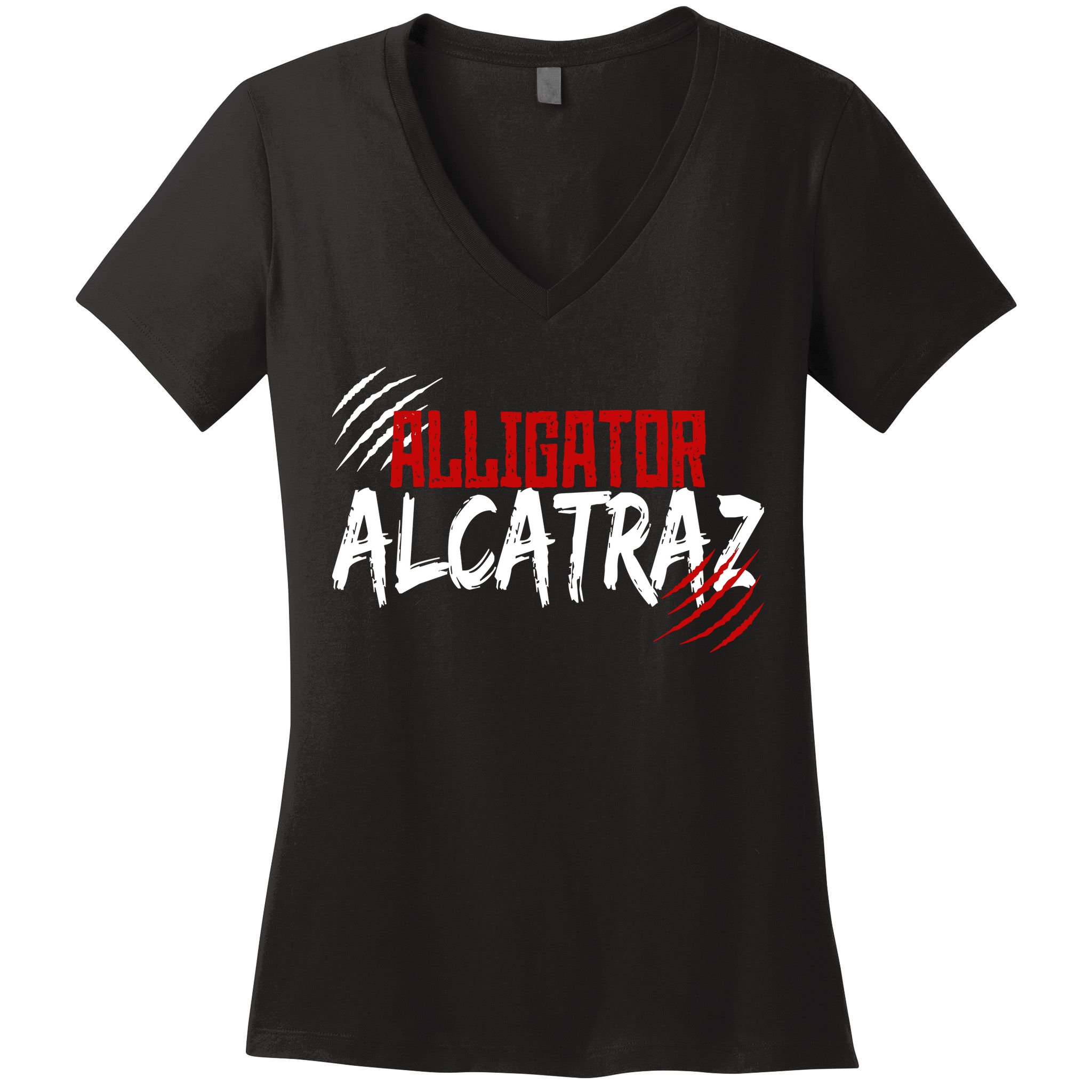 Alligator Alcatraz Women's V-Neck T-Shirt