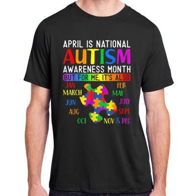 Autism Awareness - April is National Autism Awareness Month Adult ChromaSoft Performance T-Shirt