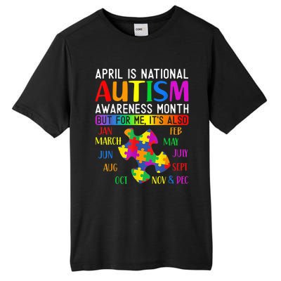 Autism Awareness - April is National Autism Awareness Month Tall Fusion ChromaSoft Performance T-Shirt