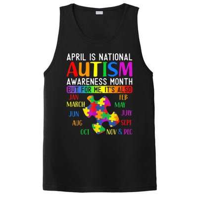 Autism Awareness - April is National Autism Awareness Month PosiCharge Competitor Tank