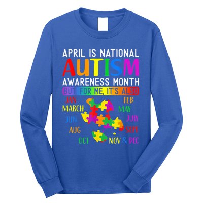 Autism Awareness - April is National Autism Awareness Month Long Sleeve Shirt