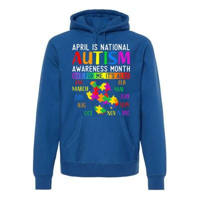 Autism Awareness - April is National Autism Awareness Month Premium Hoodie