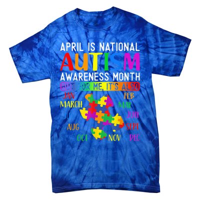 Autism Awareness - April is National Autism Awareness Month Tie-Dye T-Shirt