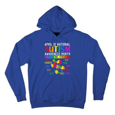 Autism Awareness - April is National Autism Awareness Month Tall Hoodie