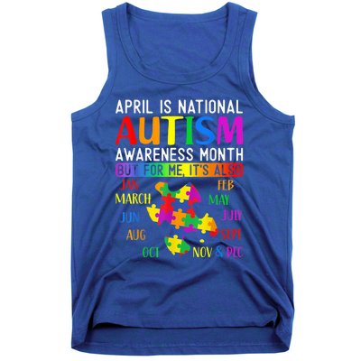 Autism Awareness - April is National Autism Awareness Month Tank Top