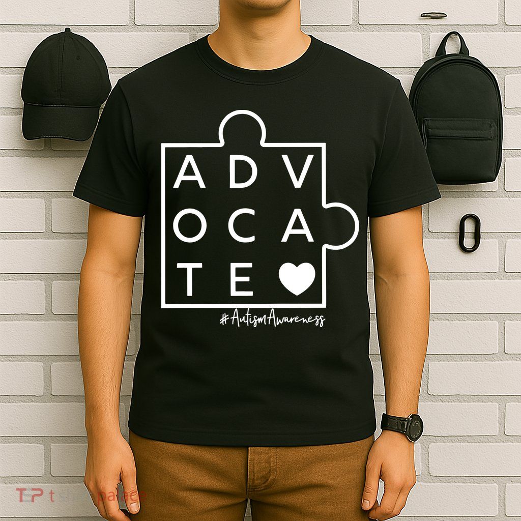 Advocate Autism Awareness Advocate Autism Support Accept Adapt T-Shirt