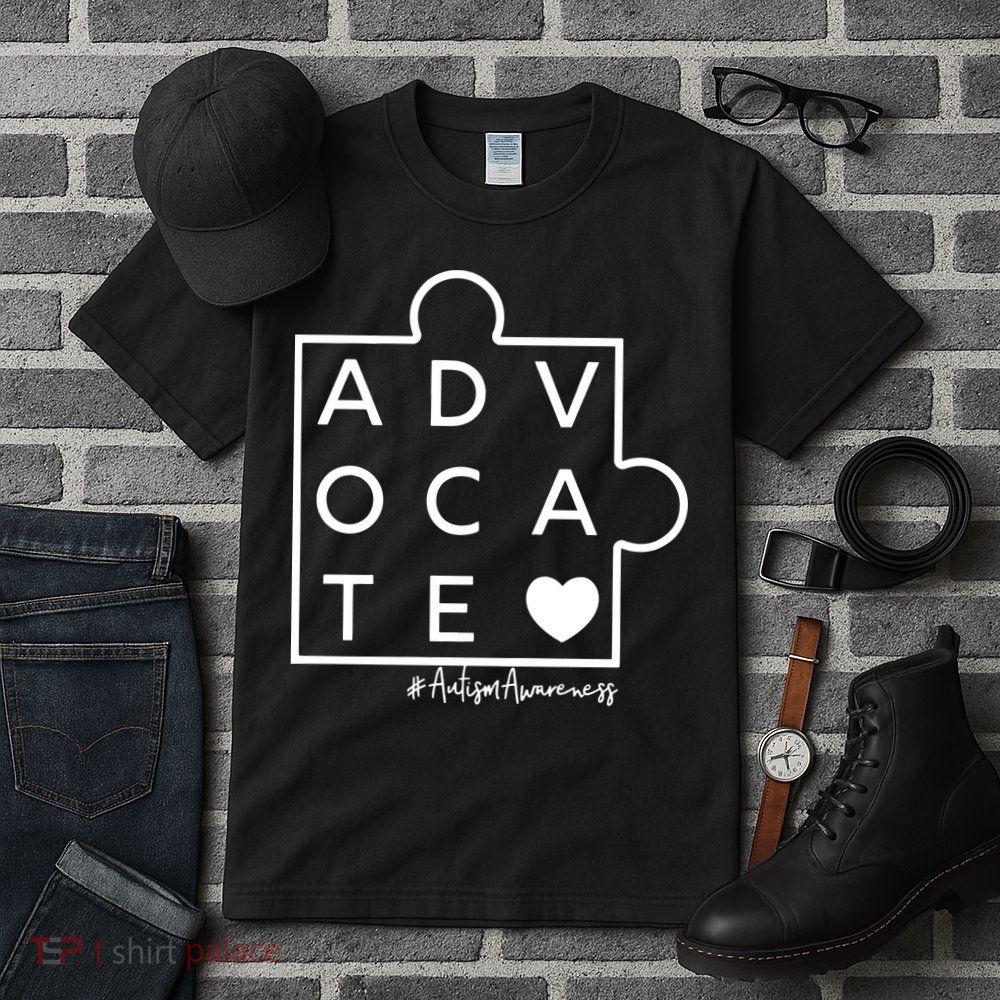Advocate Autism Awareness Advocate Autism Support Accept Adapt Tall T-Shirt