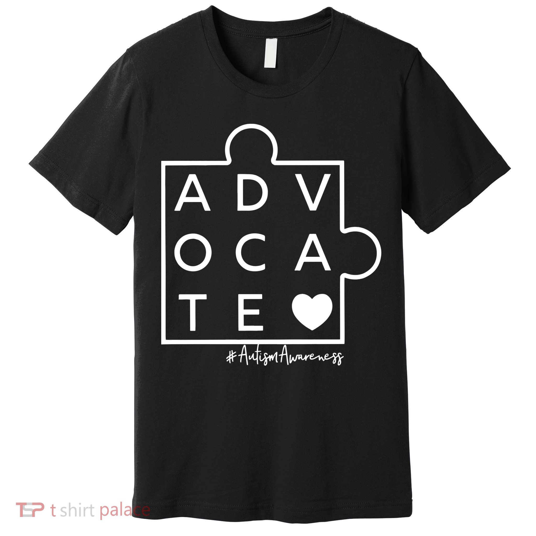 Advocate Autism Awareness Advocate Autism Support Accept Adapt Premium T-Shirt