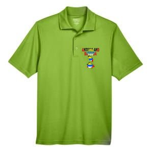 Antiguan Antigua And Barbuda Country Map Flag Men's Origin Performance Pique Polo