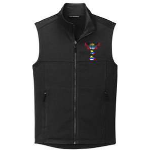 Antiguan Antigua And Barbuda Country Map Flag Collective Smooth Fleece Vest