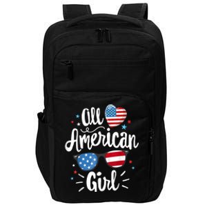 All American American Flag 4th Of July Patriotic Great Gift Impact Tech Backpack