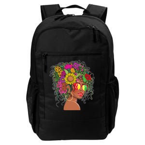 Afro African American Black Melanin Queen Juneteenth Daily Commute Backpack