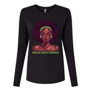 Afro African American Black Tal Health Warrior Gift Womens Cotton Relaxed Long Sleeve T-Shirt