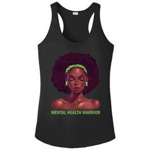 Afro African American Black Tal Health Warrior Gift Ladies PosiCharge Competitor Racerback Tank