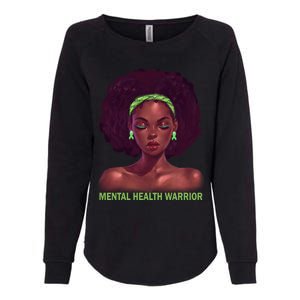 Afro African American Black Tal Health Warrior Gift Womens California Wash Sweatshirt