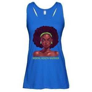 Afro African American Black Tal Health Warrior Gift Ladies Essential Flowy Tank