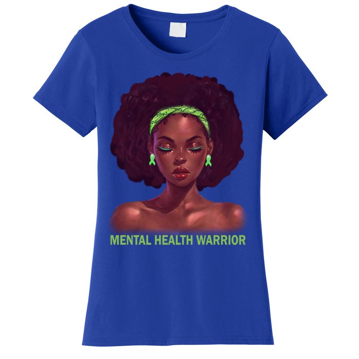 Afro African American Black Tal Health Warrior Gift Women's T-Shirt