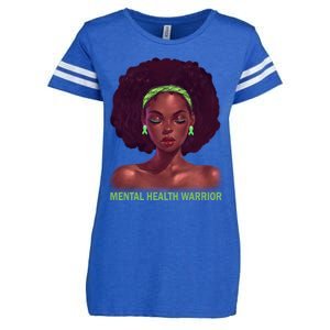 Afro African American Black Tal Health Warrior Gift Enza Ladies Jersey Football T-Shirt