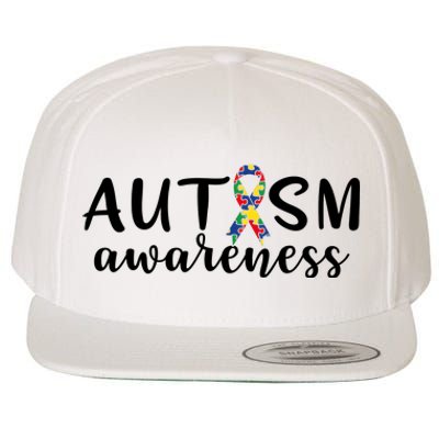 Autism Awareness Wool Snapback Cap