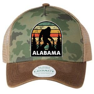 Alabama And A Bigfoot Or A Sasquatch Legacy Tie Dye Trucker Hat