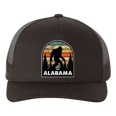 Alabama And A Bigfoot Or A Sasquatch Yupoong Adult 5-Panel Trucker Hat