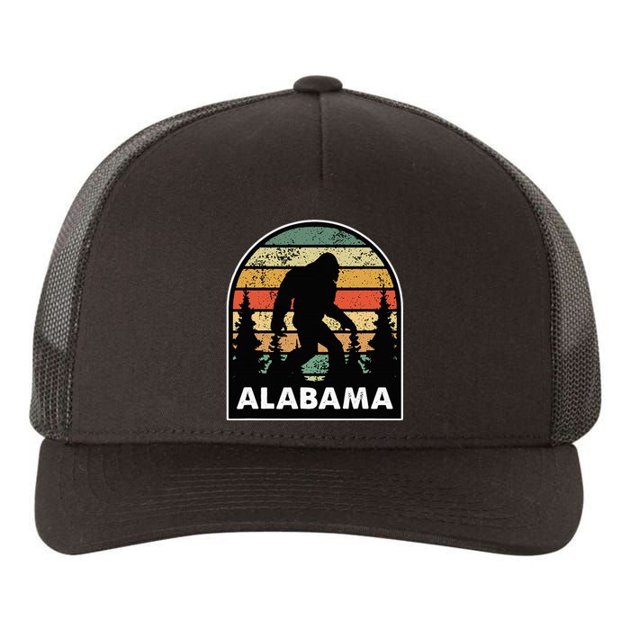 Alabama And A Bigfoot Or A Sasquatch Yupoong Adult 5-Panel Trucker Hat