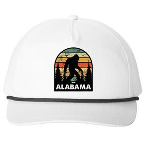 Alabama And A Bigfoot Or A Sasquatch Snapback Five-Panel Rope Hat