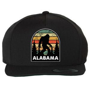 Alabama And A Bigfoot Or A Sasquatch Wool Snapback Cap