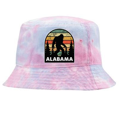 Alabama And A Bigfoot Or A Sasquatch Tie-Dyed Bucket Hat