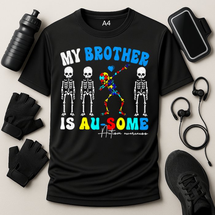 Autism Awareness Autism Squad Support Awesome  Cooling Performance Crew T-Shirt