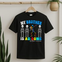 Autism Awareness Autism Squad Support Awesome  T-Shirt