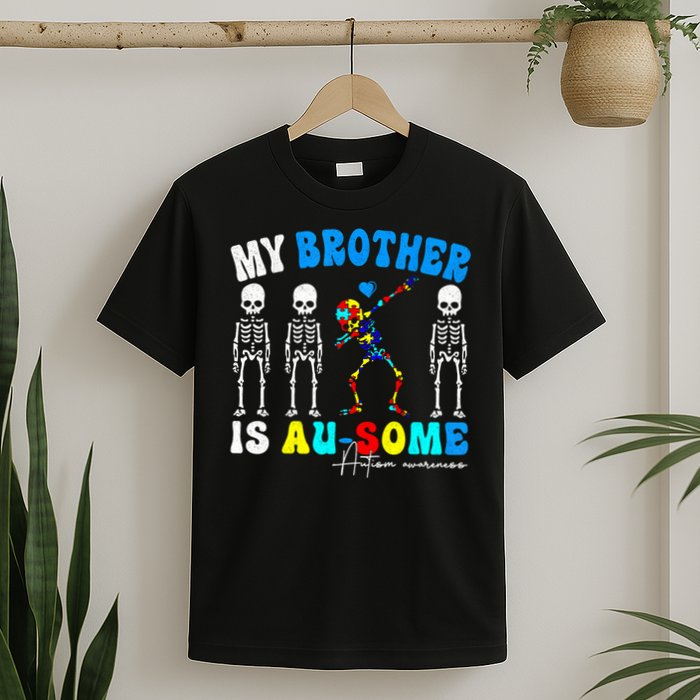 Autism Awareness Autism Squad Support Awesome  T-Shirt