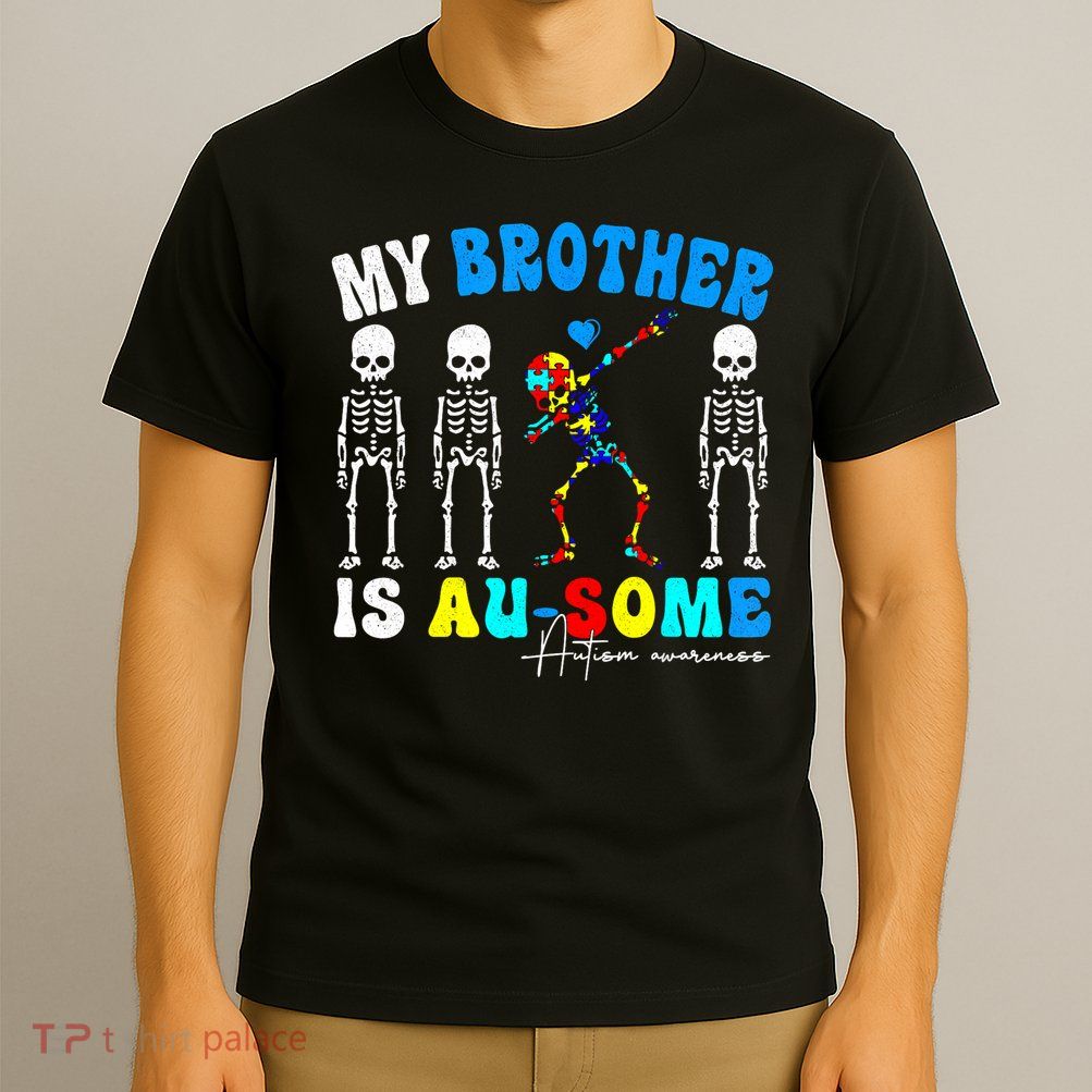 Autism Awareness Autism Squad Support Awesome  T-Shirt