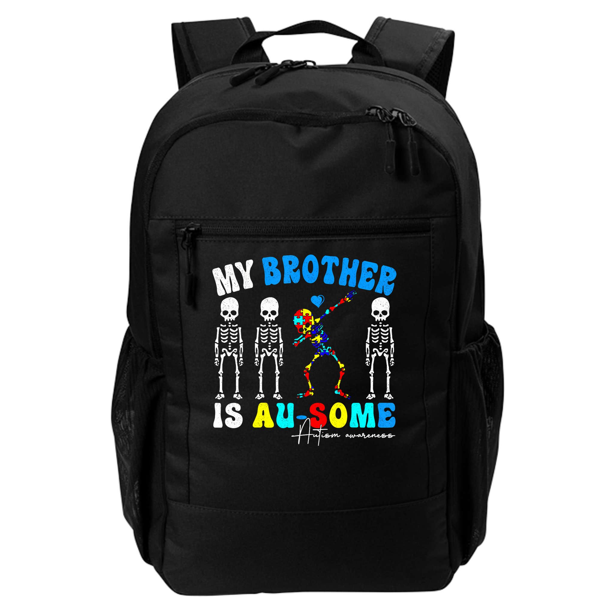 Autism Awareness Autism Squad Support Awesome  Backpack