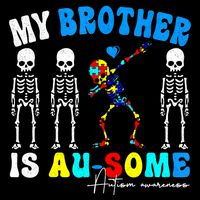 Autism Awareness Autism Squad Support Awesome  16 in Basic Backpack