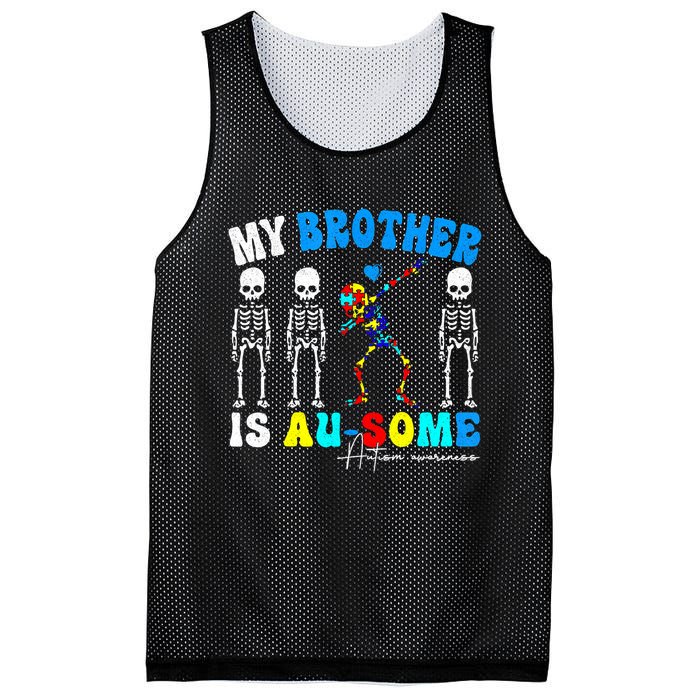 Autism Awareness Autism Squad Support Awesome  Mesh Reversible Basketball Jersey Tank