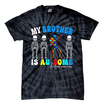 Autism Awareness Autism Squad Support Awesome  Tie-Dye T-Shirt