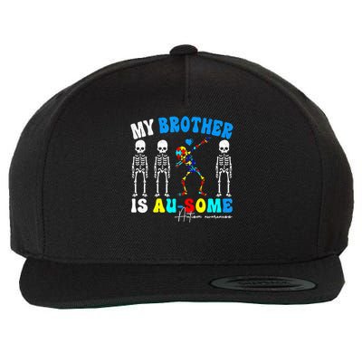 Autism Awareness Autism Squad Support Awesome  Wool Snapback Cap