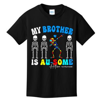 Autism Awareness Autism Squad Support Awesome  Kids T-Shirt