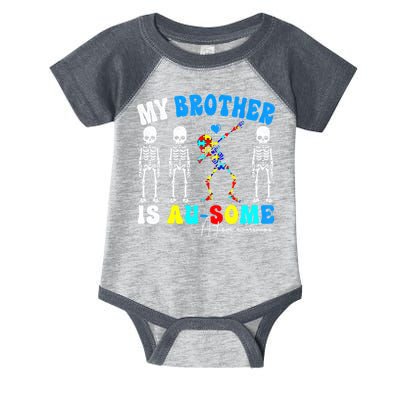 Autism Awareness Autism Squad Support Awesome  Infant Baby Jersey Bodysuit