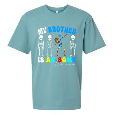 Autism Awareness Autism Squad Support Awesome  Sueded Cloud Jersey T-Shirt